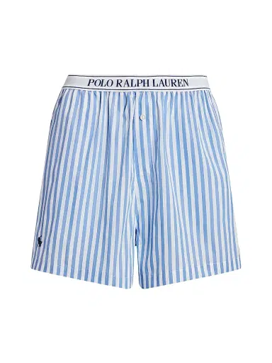 Polo Ralph Lauren Women's Striped Logo Boxers | Thumbnail 1 Polo Ralph Lauren Women's Striped Logo Boxers | Thumbnail 1