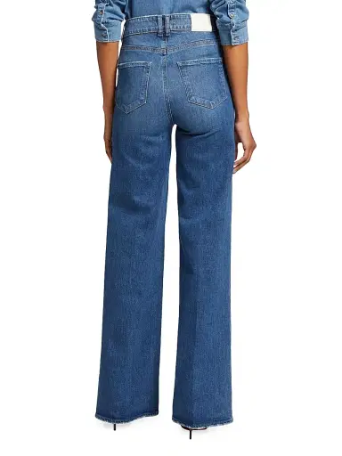 PAIGE Women's Sasha High-Rise Stretch Wide-Leg Jeans | Thumbnail 5 PAIGE Women's Sasha High-Rise Stretch Wide-Leg Jeans | Thumbnail 5