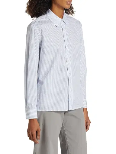 Nili Lotan Women's Raphael Classic Striped Shirt | Thumbnail 4 Nili Lotan Women's Raphael Classic Striped Shirt | Thumbnail 4