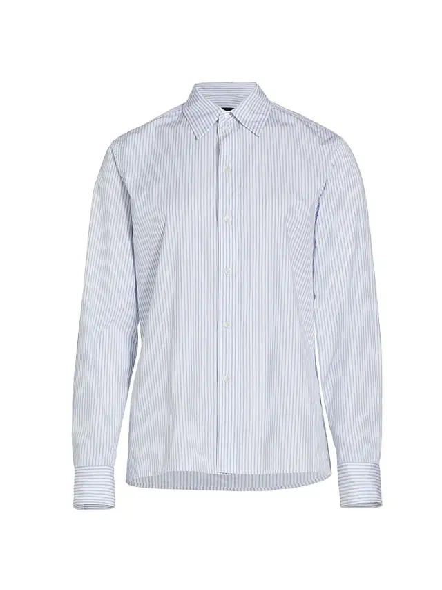 Nili Lotan Women's Raphael Classic Striped Shirt - Light Blue Stripe
