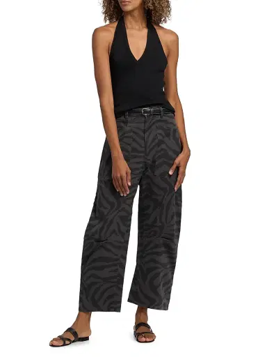 Nili Lotan Women's Ivey Silk Knit Halter Top - Black - Size XL | Thumbnail 2