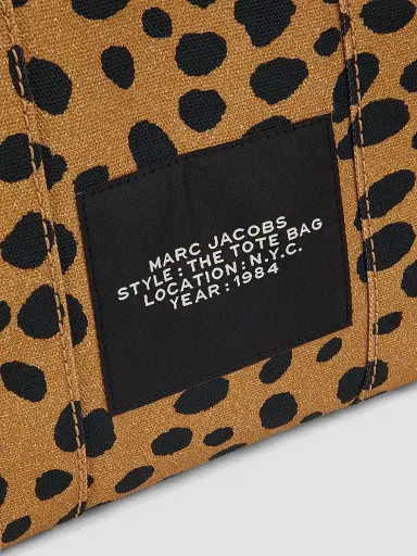 Marc Jacobs Women's The Cheetah Canvas Tote Bag - Black Multi | Thumbnail 6 Marc Jacobs Women's The Cheetah Canvas Tote Bag - Black Multi | Thumbnail 6