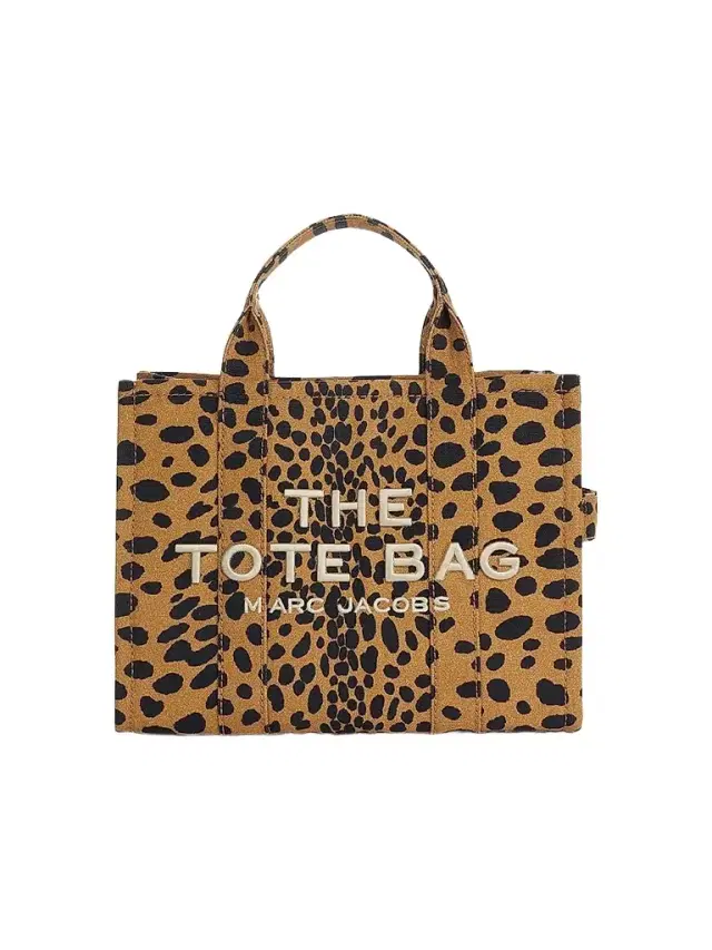 Women's The  Cheetah Canvas Tote Bag - Black Multi