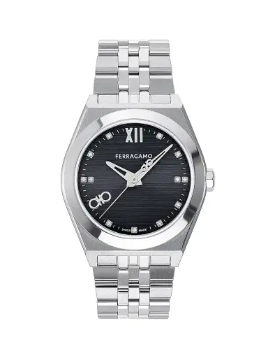 FERRAGAMO Men's Vega New Stainless Steel Bracelet Watch/40MM - Silver Grey | Thumbnail 1 FERRAGAMO Men's Vega New Stainless Steel Bracelet Watch/40MM - Silver Grey | Thumbnail 1