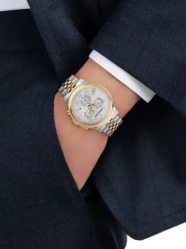 FERRAGAMO Men's Duo Chrono Stainless Steel Bracelet Watch/42MM - Two Tone | Thumbnail 2