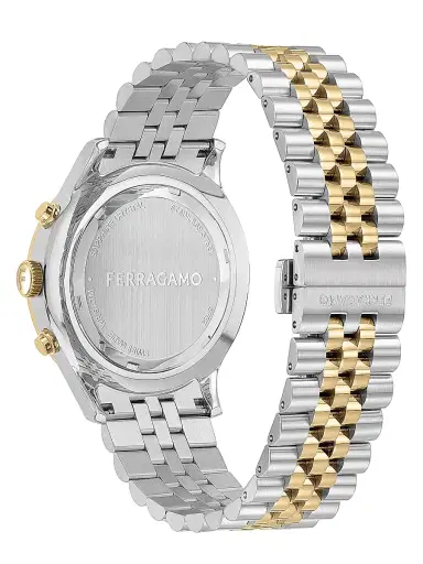 FERRAGAMO Men's Duo Chrono Stainless Steel Bracelet Watch/42MM - Two Tone | Thumbnail 4