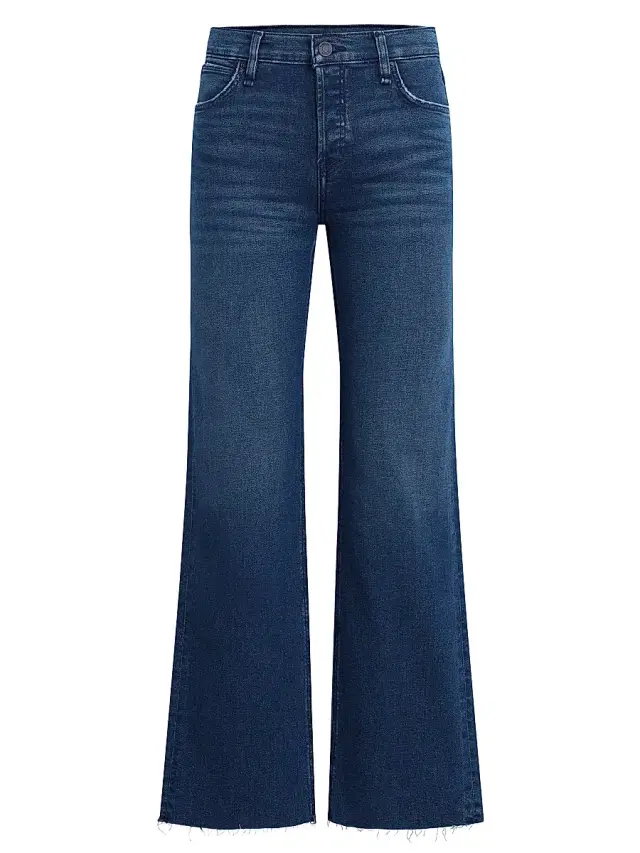 Hudson Jeans Women's Petite Rosie High-Rise Wide-Leg Jeans - Dover