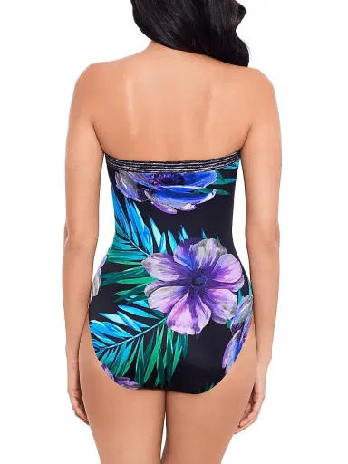 Miraclesuit Swim Women's Flora Aura Avanti One-Piece Swimsuit - Black Multi - Size 8 | Thumbnail 5