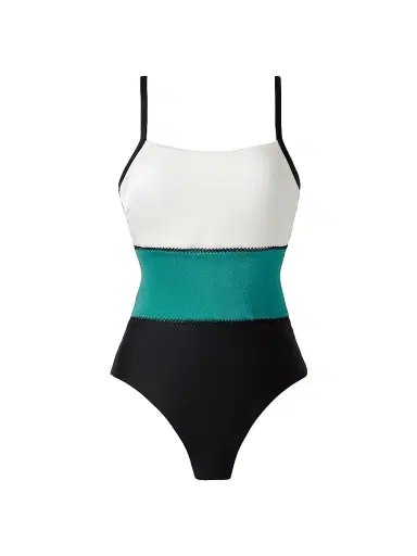 Miraclesuit Swim Women's Spectra Trifecta Colorblocked One-Piece Swimsuit | Thumbnail 1 Miraclesuit Swim Women's Spectra Trifecta Colorblocked One-Piece Swimsuit | Thumbnail 1