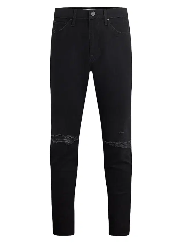 Hudson Jeans Men's Zack Distressed Stretch Skinny Jeans - Destructed Ink