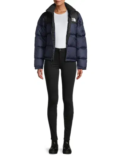The North Face Women's 1996 Retro Nuptse Down Coat - Summit Navy Black - Size XS | Thumbnail 2 The North Face Women's 1996 Retro Nuptse Down Coat - Summit Navy Black - Size XS | Thumbnail 2