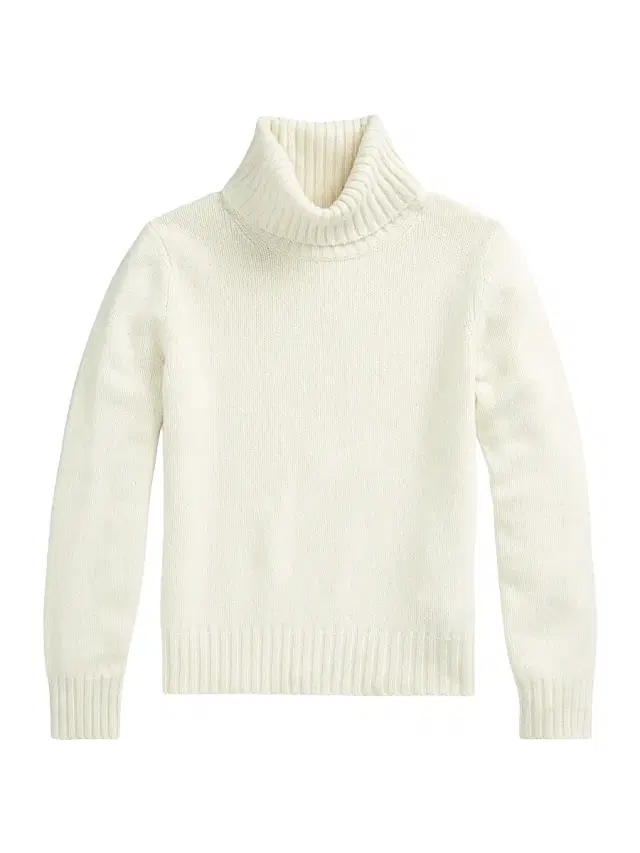Polo Ralph Lauren Women's Wool Turtleneck Sweater - Authentic Cream