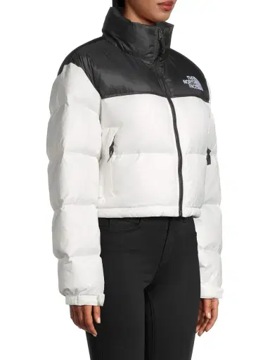 The North Face Women's Nuptse Cropped Down Puffer Jacket | Thumbnail 3 The North Face Women's Nuptse Cropped Down Puffer Jacket | Thumbnail 3