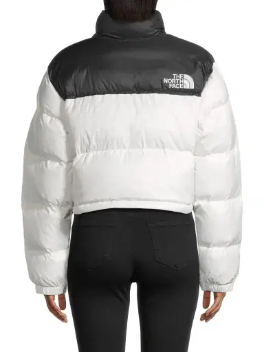 The North Face Women's Nuptse Cropped Down Puffer Jacket | Thumbnail 4 The North Face Women's Nuptse Cropped Down Puffer Jacket | Thumbnail 4