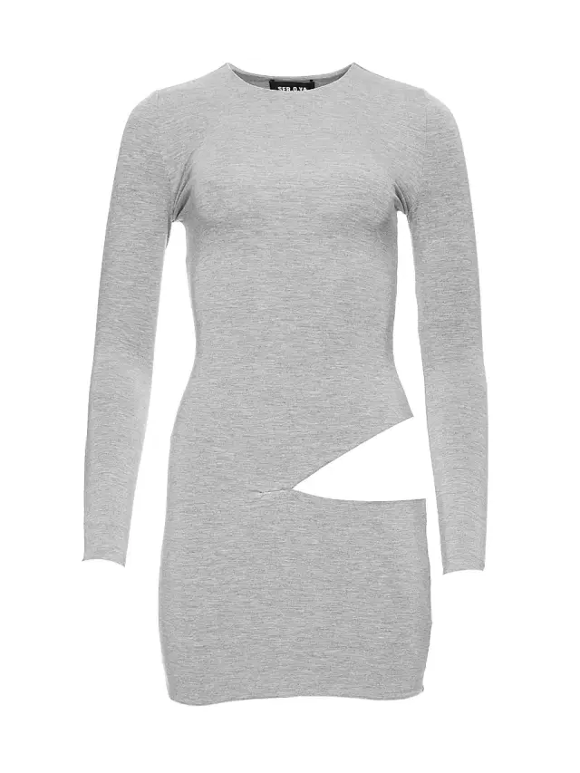 Women's Nylon Dress - Heathered Grey