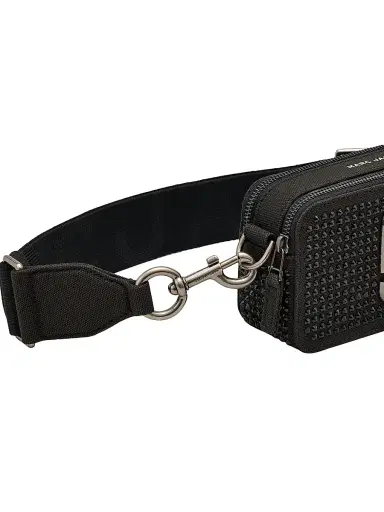 Marc Jacobs Women's The Crystal Canvas Snapshot Crossbody Bag - Black | Thumbnail 6 Marc Jacobs Women's The Crystal Canvas Snapshot Crossbody Bag - Black | Thumbnail 6