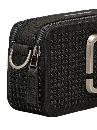 Marc Jacobs Women's The Crystal Canvas Snapshot Crossbody Bag - Black | Thumbnail 7 Marc Jacobs Women's The Crystal Canvas Snapshot Crossbody Bag - Black | Thumbnail 7