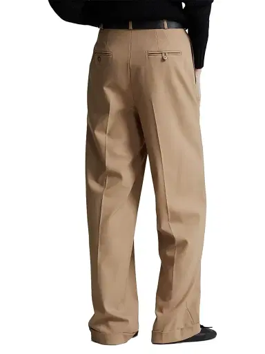 Polo Ralph Lauren Women's Wool Pleated Wide-Leg Pants - Camel | Thumbnail 4 Polo Ralph Lauren Women's Wool Pleated Wide-Leg Pants - Camel | Thumbnail 4