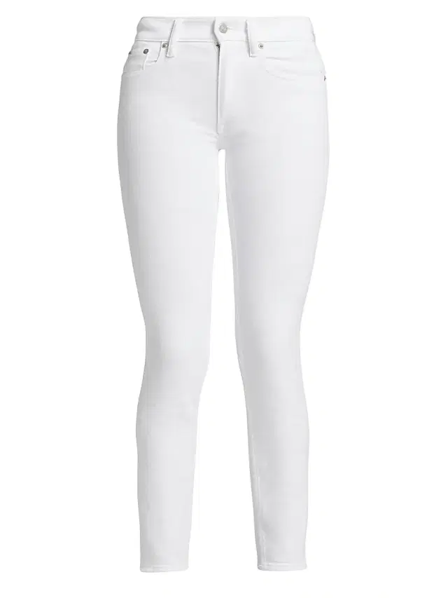 Polo Ralph Lauren Women's Cotton-Blend Mid-Rise Skinny Jeans - Amesbury Wash