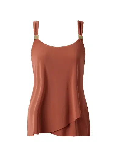 Miraclesuit Swim Women's Razzle Dazzle Tankini Top - Terra - Size 18 | Thumbnail 1