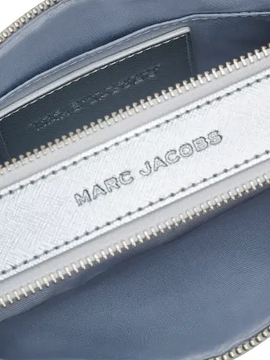 Marc Jacobs Women's The Snapshot Metallic Leather Crossbody Bag - Silver | Thumbnail 8 Marc Jacobs Women's The Snapshot Metallic Leather Crossbody Bag - Silver | Thumbnail 8