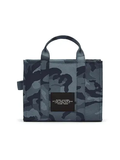 Marc Jacobs Women's The Camo Jacquard Medium Tote Bag - Blue Camo | Thumbnail 3 Marc Jacobs Women's The Camo Jacquard Medium Tote Bag - Blue Camo | Thumbnail 3