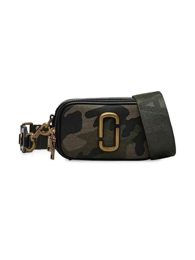 Women's The Camo Jacquard Snapshot Crossbody Bag - Camo