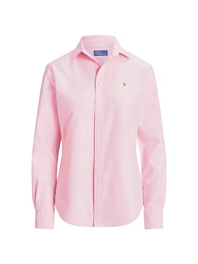 Polo Ralph Lauren Women's Slim-Fit Cotton Oxford Shirt - Bath Pink