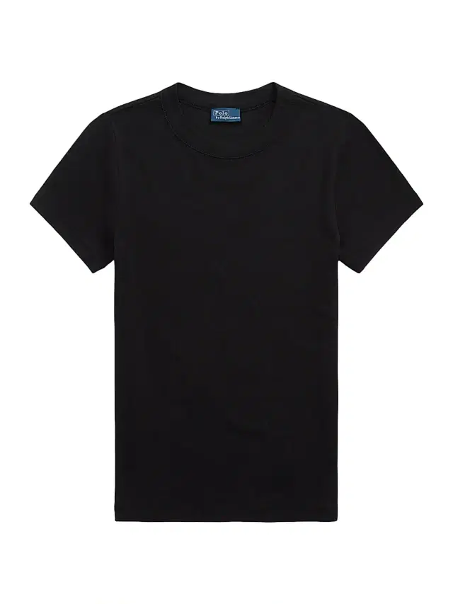 Polo Ralph Lauren Women's Rib-Knit Crewneck T-Shirt - Polo Black