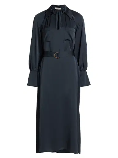 Ramy Brook Women's Cecilia Belted Cocktail Dress - Navy | Thumbnail 1 Ramy Brook Women's Cecilia Belted Cocktail Dress - Navy | Thumbnail 1