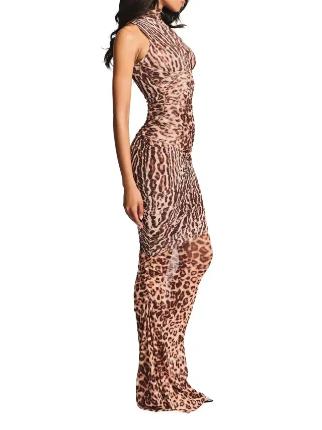 Women's Ronnie Dress - Tan Leopard