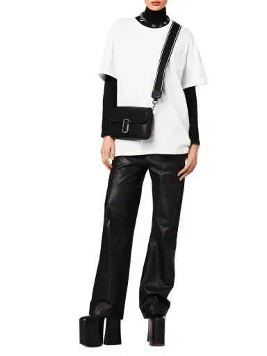 Marc Jacobs Women's The J Marc Shoulder Bag - Black Gunmetal | Thumbnail 4 Marc Jacobs Women's The J Marc Shoulder Bag - Black Gunmetal | Thumbnail 4