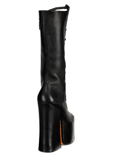 Marc Jacobs Women's The Kiki 150MM Platform Leather Knee-High Boots - Black - Size 11 | Thumbnail 3 Marc Jacobs Women's The Kiki 150MM Platform Leather Knee-High Boots - Black - Size 11 | Thumbnail 3