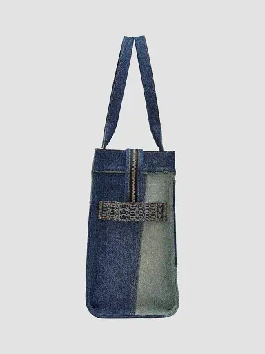 Marc Jacobs Women's The Deconstructed Denim Large Tote Bag - Denim | Thumbnail 6