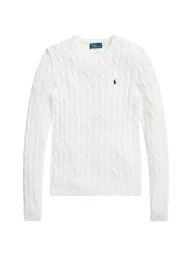 Polo Ralph Lauren Women's Julianna Cable-Knit Pima Cotton Sweater - White