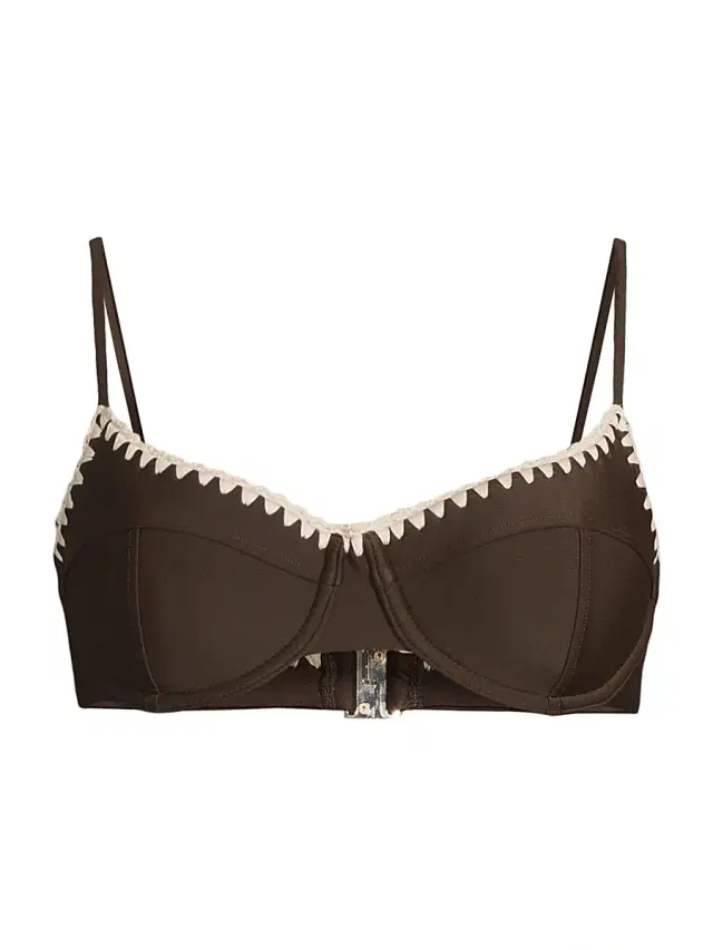 Ramy Brook Women's Emmeline Balconette Bikini Top - Beach Brown