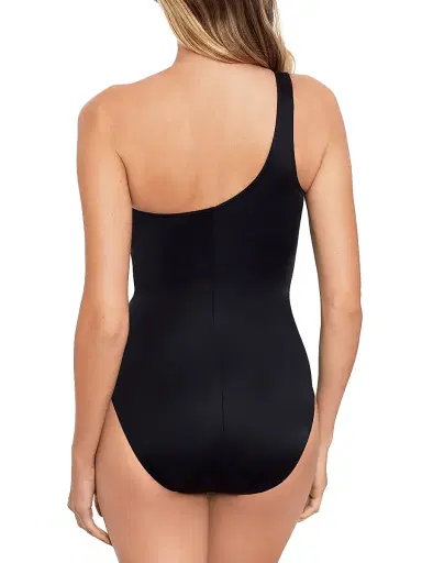 Miraclesuit Swim Women's Network Minx One-Piece Swimsuit - Black - Size 16 | Thumbnail 4