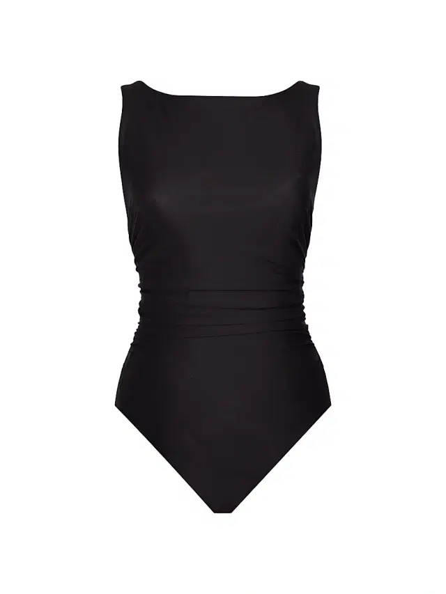 Women's Rock Solid Regatta One-Piece Swimsuit - Black
