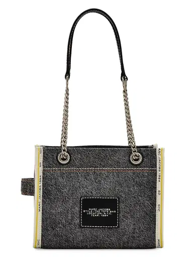 Marc Jacobs Women's The Denim Chain Small Tote Bag - Black Wash | Thumbnail 5 Marc Jacobs Women's The Denim Chain Small Tote Bag - Black Wash | Thumbnail 5