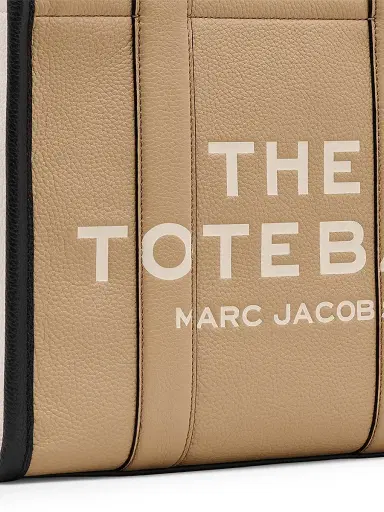 Marc Jacobs Women's The Colorblock Leather Medium Tote - Beige | Thumbnail 5