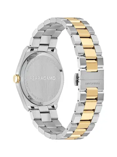 FERRAGAMO Men's Vega Upper East IP Yellow Gold & Stainless Steel Bracelet Watch/40MM - Two Tone | Thumbnail 4
