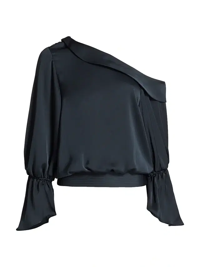 Ramy Brook Women's Sammy One-Shoulder Blouse - Navy
