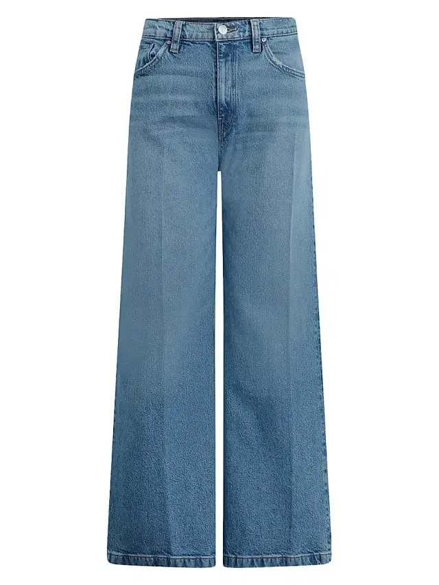 Hudson Jeans Women's Jodie High-Rise Wide-Leg Jeans - Goddess
