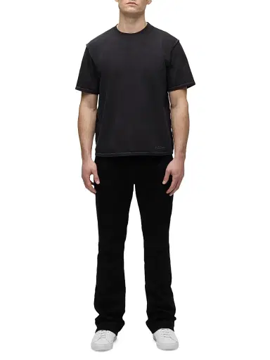 Hudson Jeans Men's Walker Stretch Kick Flare Jeans - Raven - Size 40 | Thumbnail 2