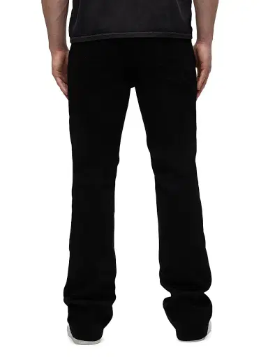 Hudson Jeans Men's Walker Stretch Kick Flare Jeans - Raven - Size 40 | Thumbnail 6