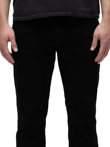 Hudson Jeans Men's Walker Stretch Kick Flare Jeans - Raven - Size 40 | Thumbnail 7