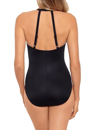 Miraclesuit Swim Women's Illusionist Wrapture One-Piece Swimsuit - Black | Thumbnail 4