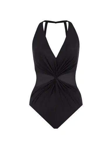 Miraclesuit Swim Women's Illusionist Wrapture One-Piece Swimsuit - Black | Thumbnail 1