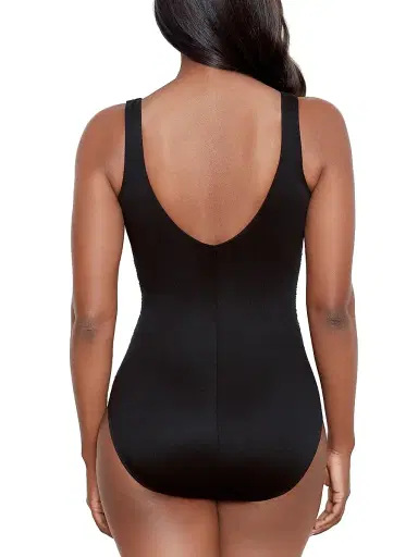 Miraclesuit Swim Women's Rock Solid Cherie One-Piece Swimsuit - Black - Size 16 | Thumbnail 4 Miraclesuit Swim Women's Rock Solid Cherie One-Piece Swimsuit - Black - Size 16 | Thumbnail 4