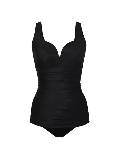 Miraclesuit Swim Women's Rock Solid Cherie One-Piece Swimsuit - Black - Size 16 | Thumbnail 1 Miraclesuit Swim Women's Rock Solid Cherie One-Piece Swimsuit - Black - Size 16 | Thumbnail 1